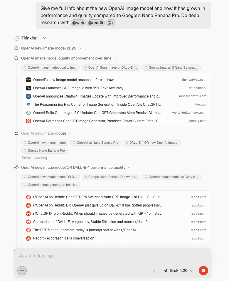 New: clearer sources, run timeline, voice bar, Parallel by default