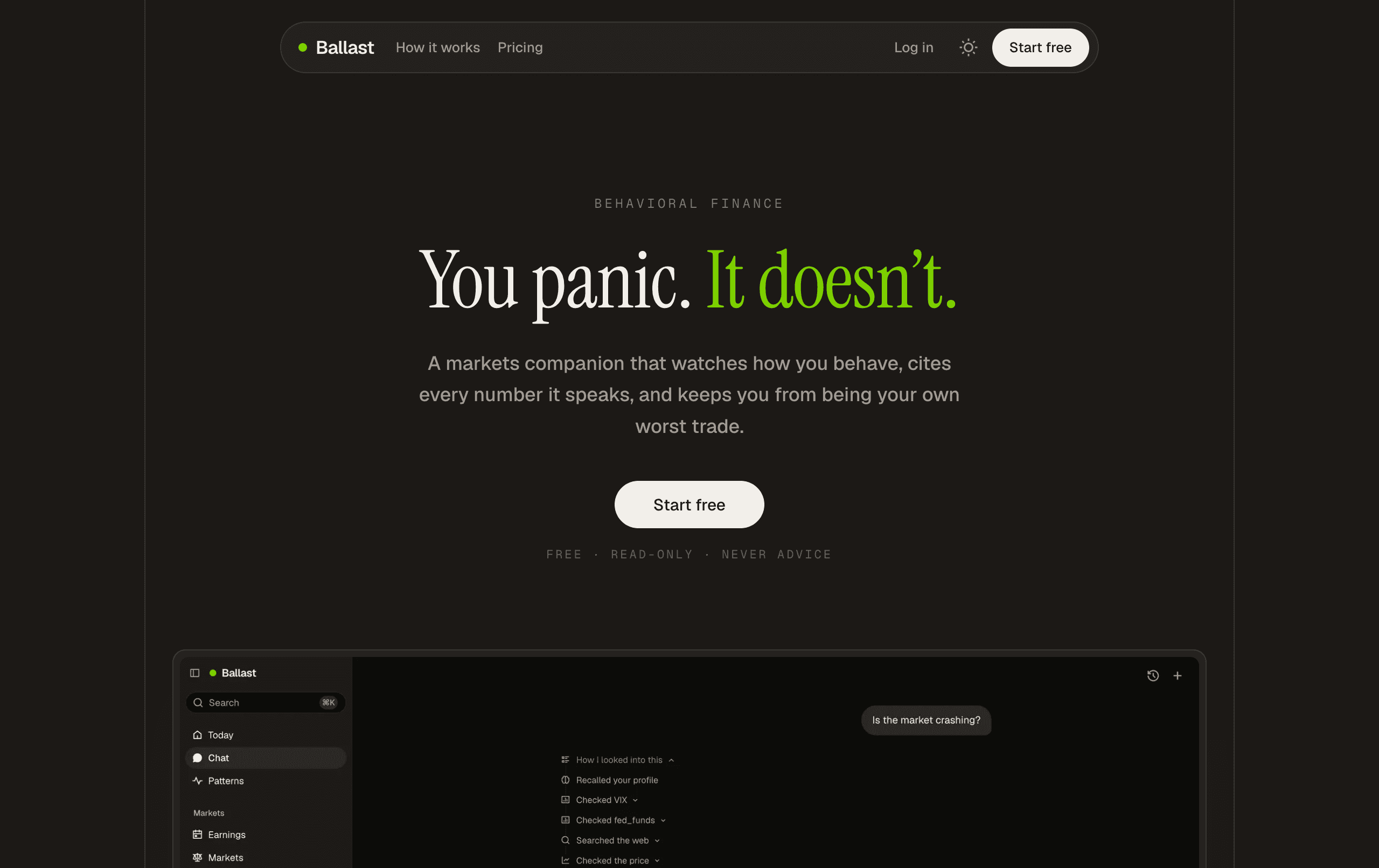 Introducing Ballast: a calmer markets companion